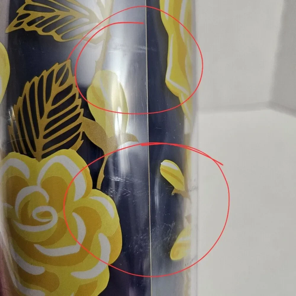 STARBUCKS Yellow Rose of TEXAS Cold Cup Tumbler Venti 24 oz No Straw